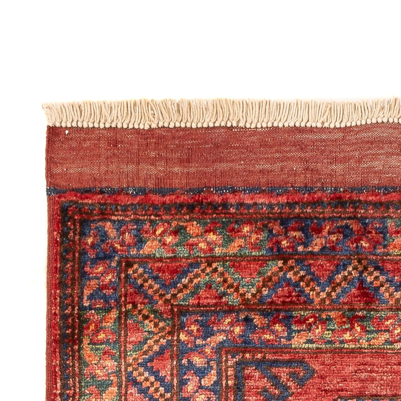 Tappeto corsia Tappeto afgano - 204 x 82 cm - rosso