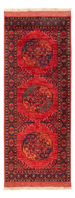 Tappeto corsia Tappeto afgano - 205 x 82 cm - rosso