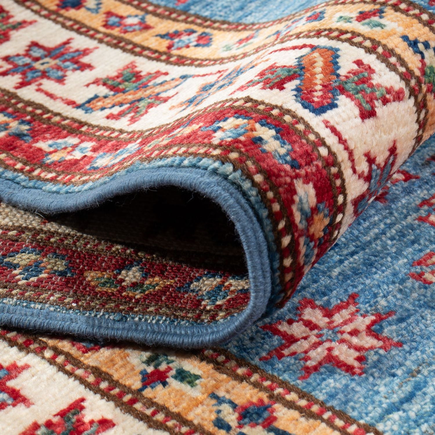 Tappeto corsia Tappeto Ziegler - Kazak - 179 x 59 cm - blu