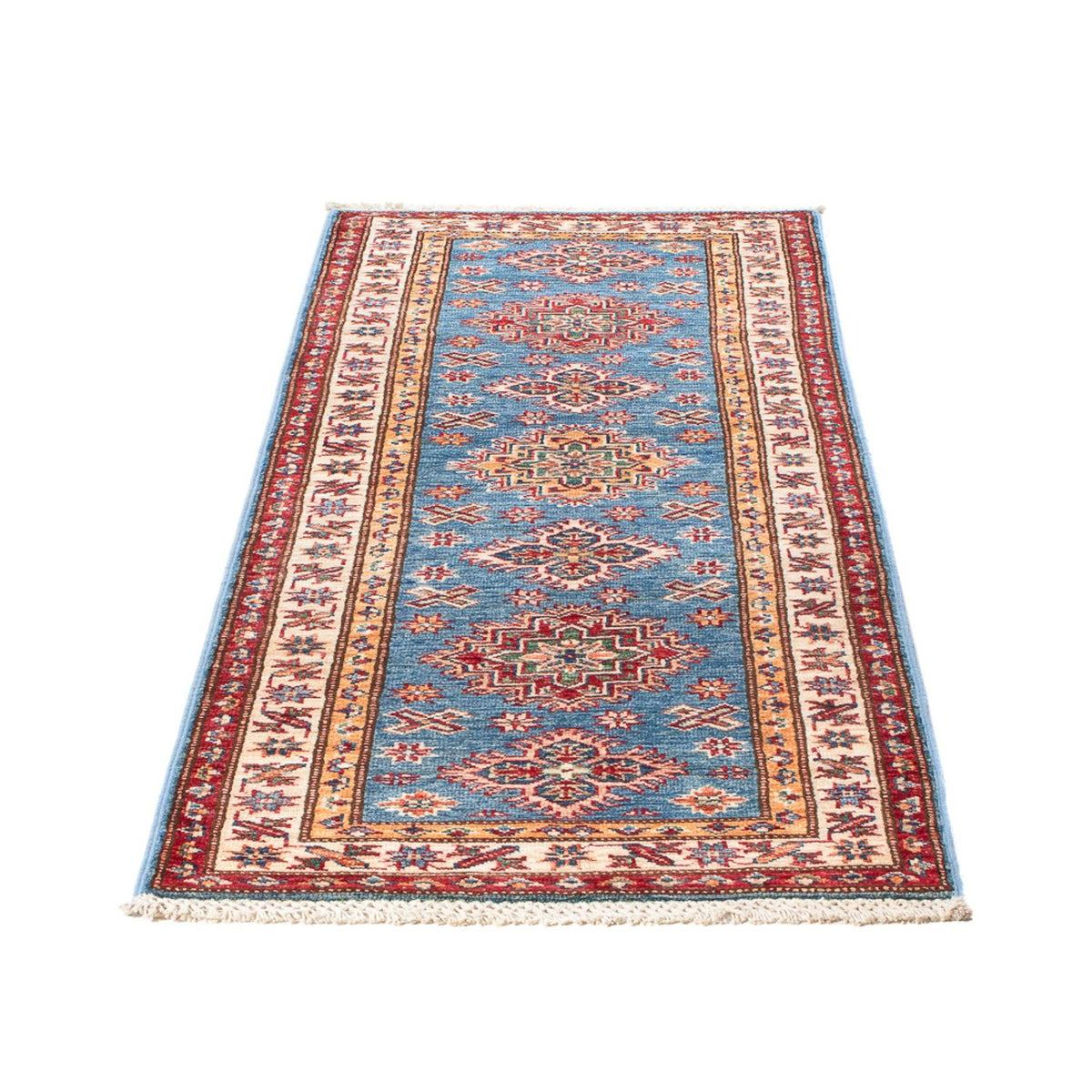 Tappeto corsia Tappeto Ziegler - Kazak - 180 x 60 cm - blu