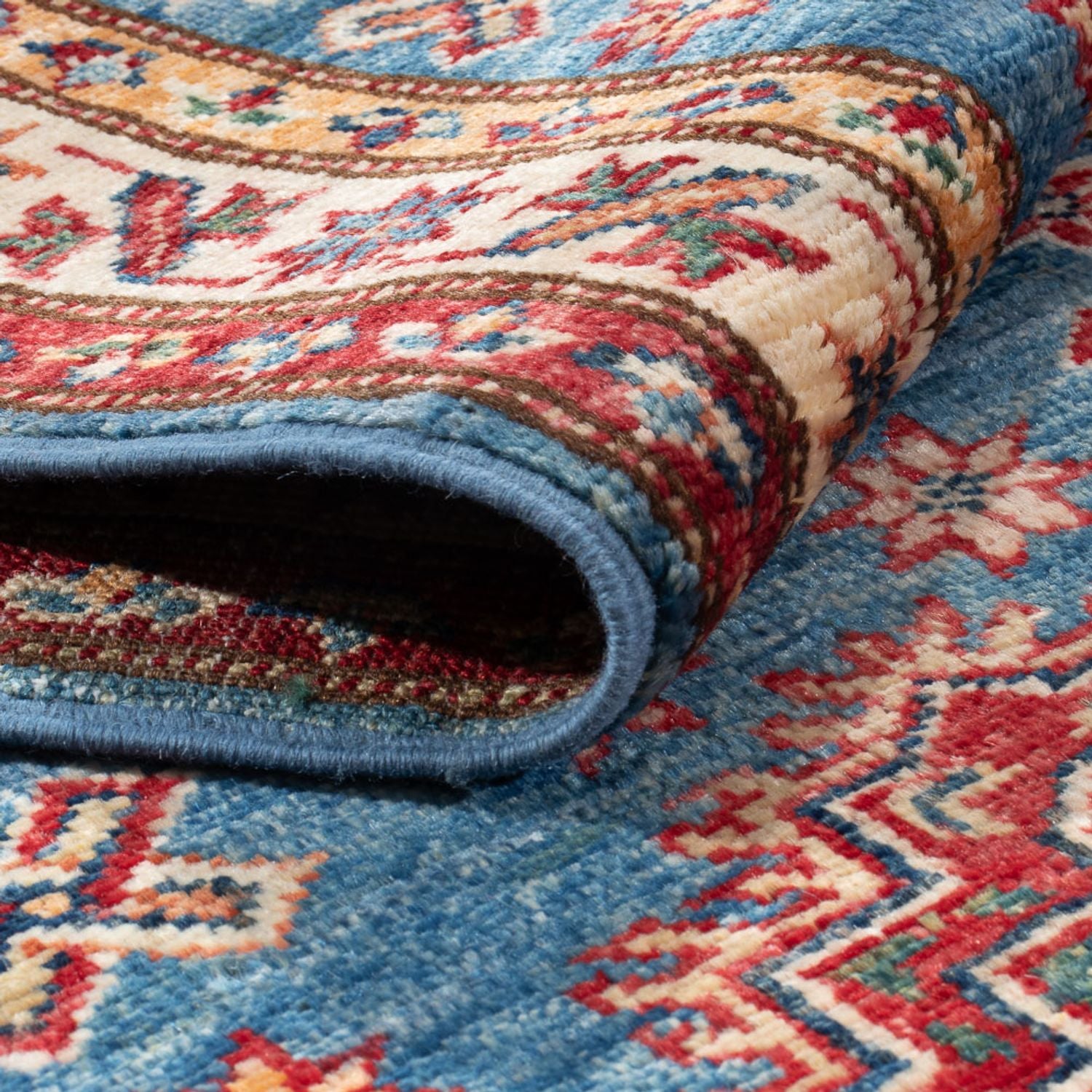 Tappeto corsia Tappeto Ziegler - Kazak - 178 x 60 cm - blu