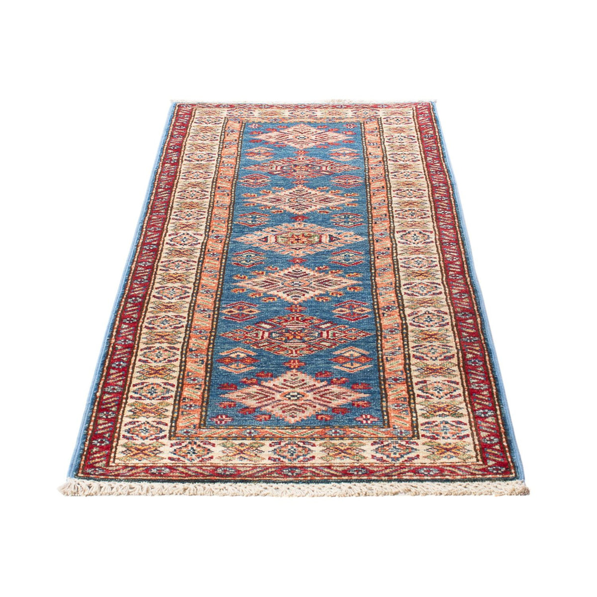 Tappeto corsia Tappeto Ziegler - Kazak - 177 x 61 cm - blu chiaro