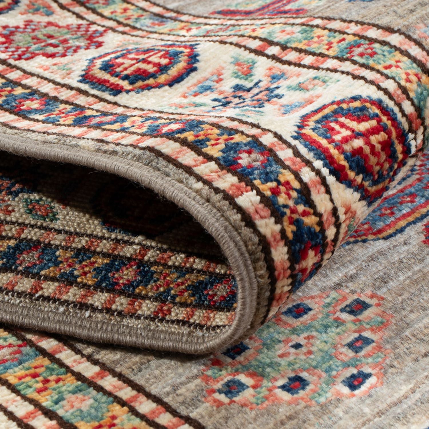 Tappeto corsia Tappeto Ziegler - Kazak - 174 x 58 cm - beige