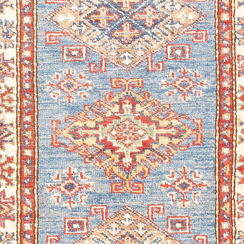 Tappeto corsia Tappeto Ziegler - Kazak - 185 x 61 cm - blu chiaro