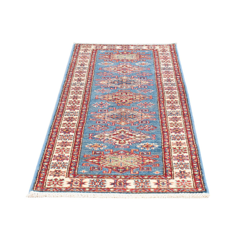 Tappeto corsia Tappeto Ziegler - Kazak - 185 x 61 cm - blu chiaro