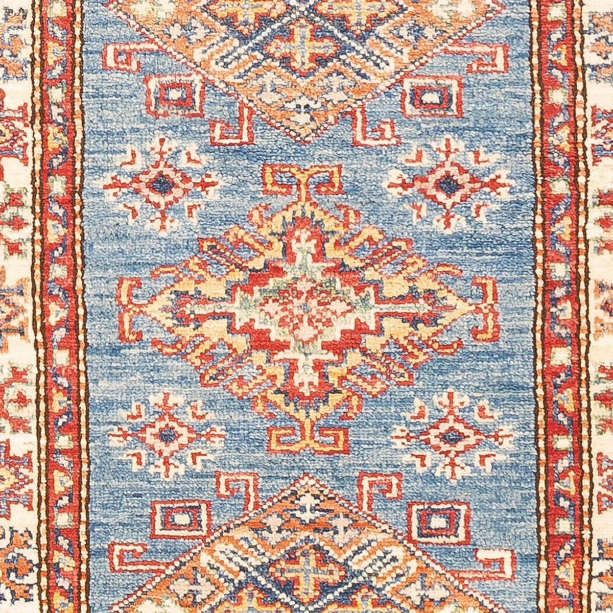 Tappeto corsia Tappeto Ziegler - Kazak - 186 x 58 cm - blu chiaro