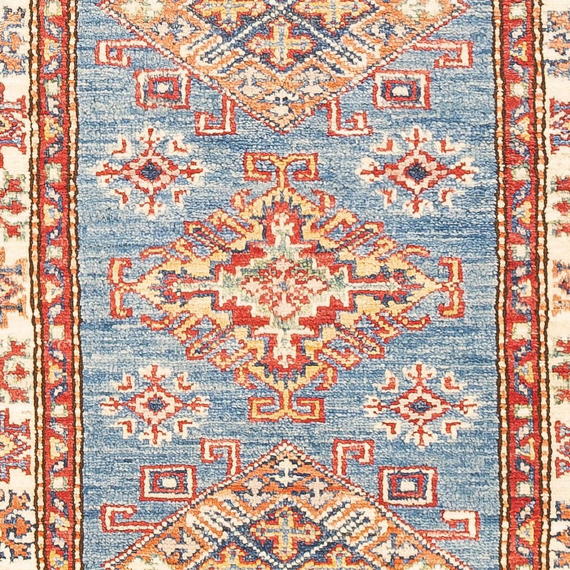 Tappeto corsia Tappeto Ziegler - Kazak - 186 x 58 cm - blu chiaro