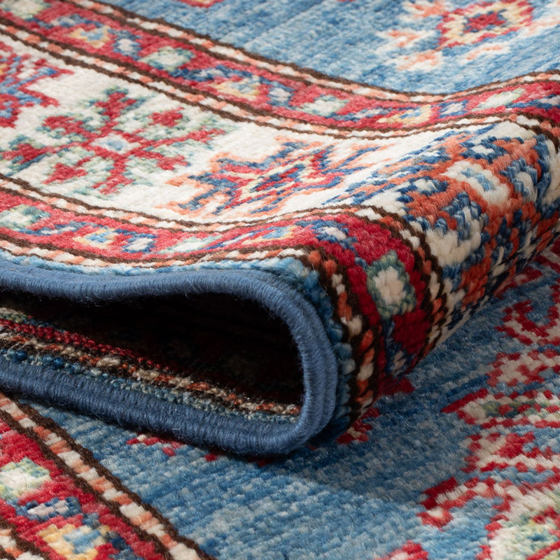 Tappeto corsia Tappeto Ziegler - Kazak - 186 x 58 cm - blu chiaro
