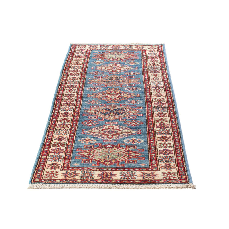 Tappeto corsia Tappeto Ziegler - Kazak - 186 x 58 cm - blu chiaro