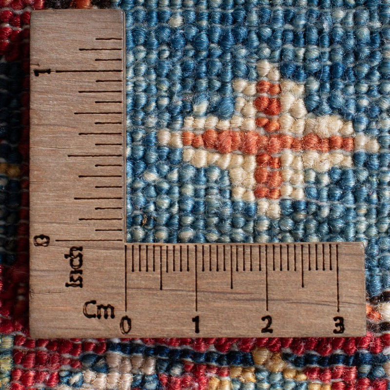 Tappeto corsia Tappeto Ziegler - Kazak - 186 x 58 cm - blu chiaro