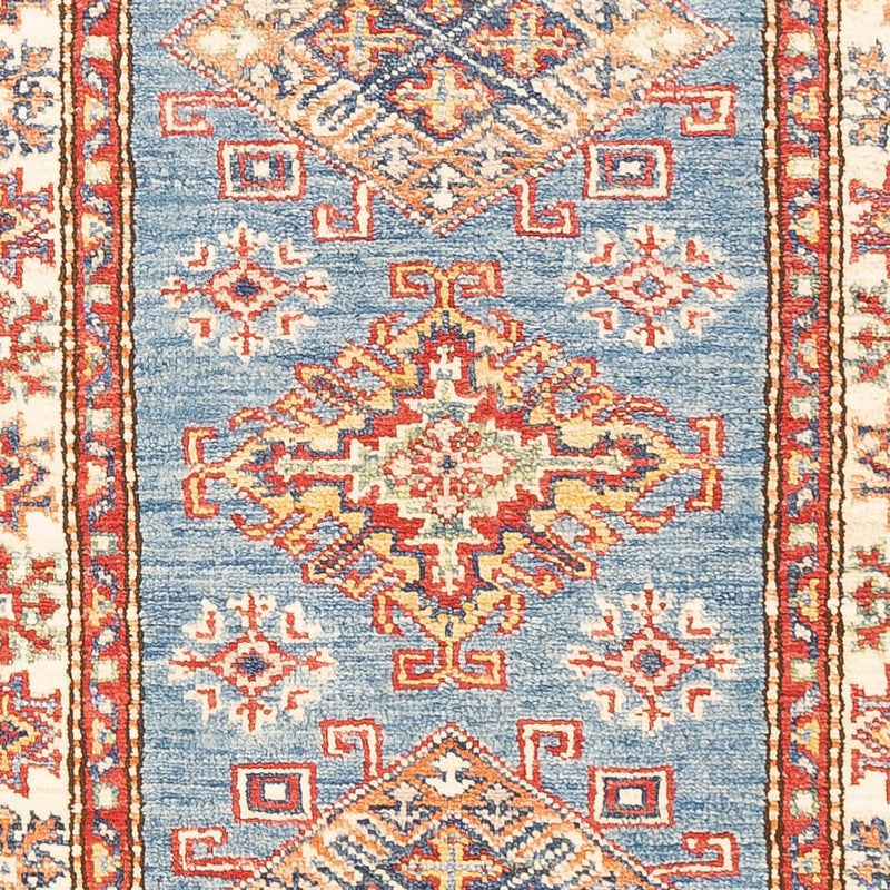 Tappeto corsia Tappeto Ziegler - Kazak - 185 x 60 cm - blu chiaro