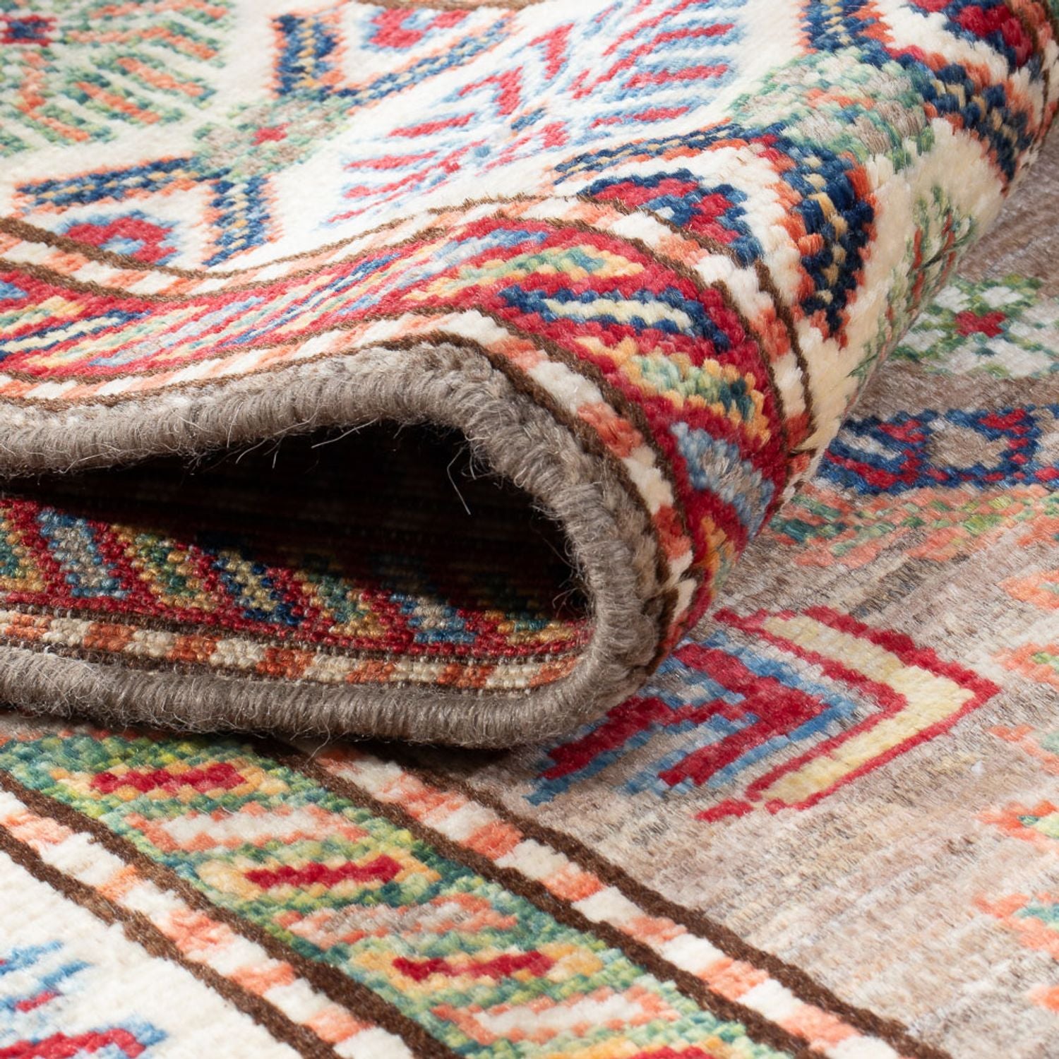 Tappeto corsia Tappeto Ziegler - Kazak - 203 x 72 cm - beige