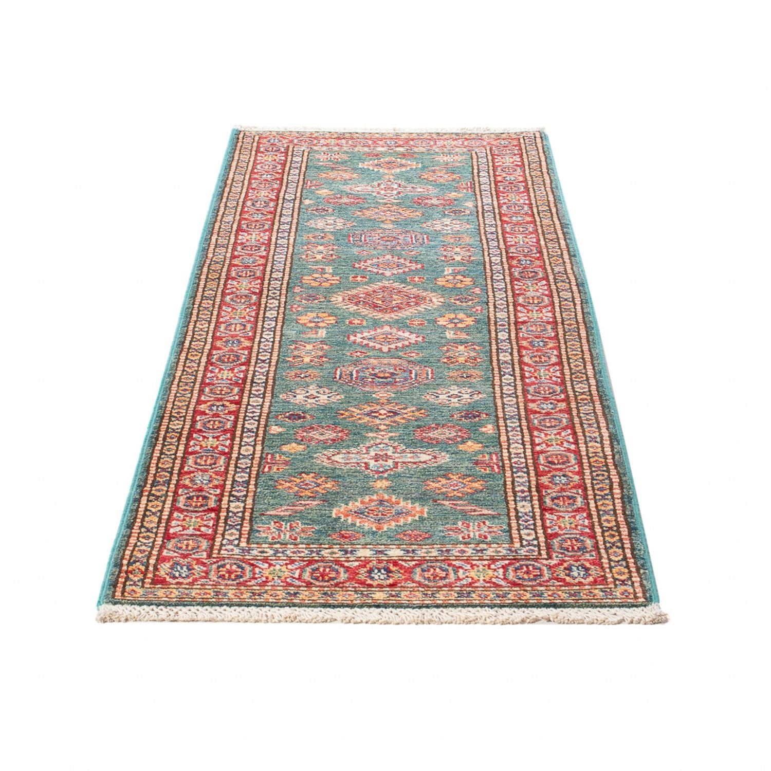 Tappeto corsia Tappeto Ziegler - Kazak - 186 x 59 cm - verde chiaro