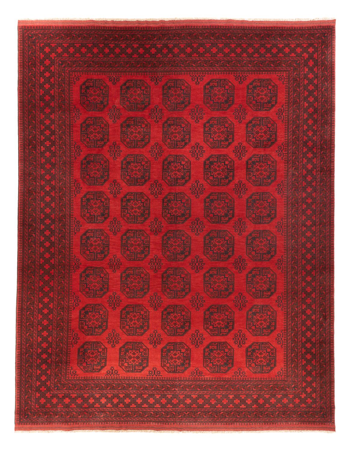 Tappeto afgano - Filpa - 401 x 309 cm - rosso