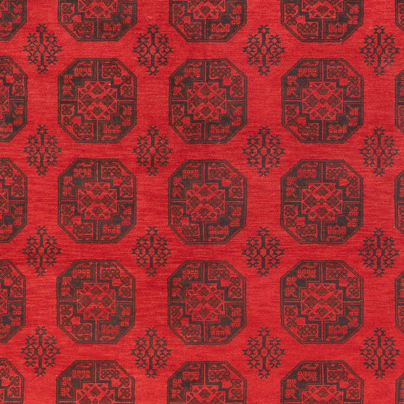 Tappeto afgano - Filpa - 401 x 309 cm - rosso