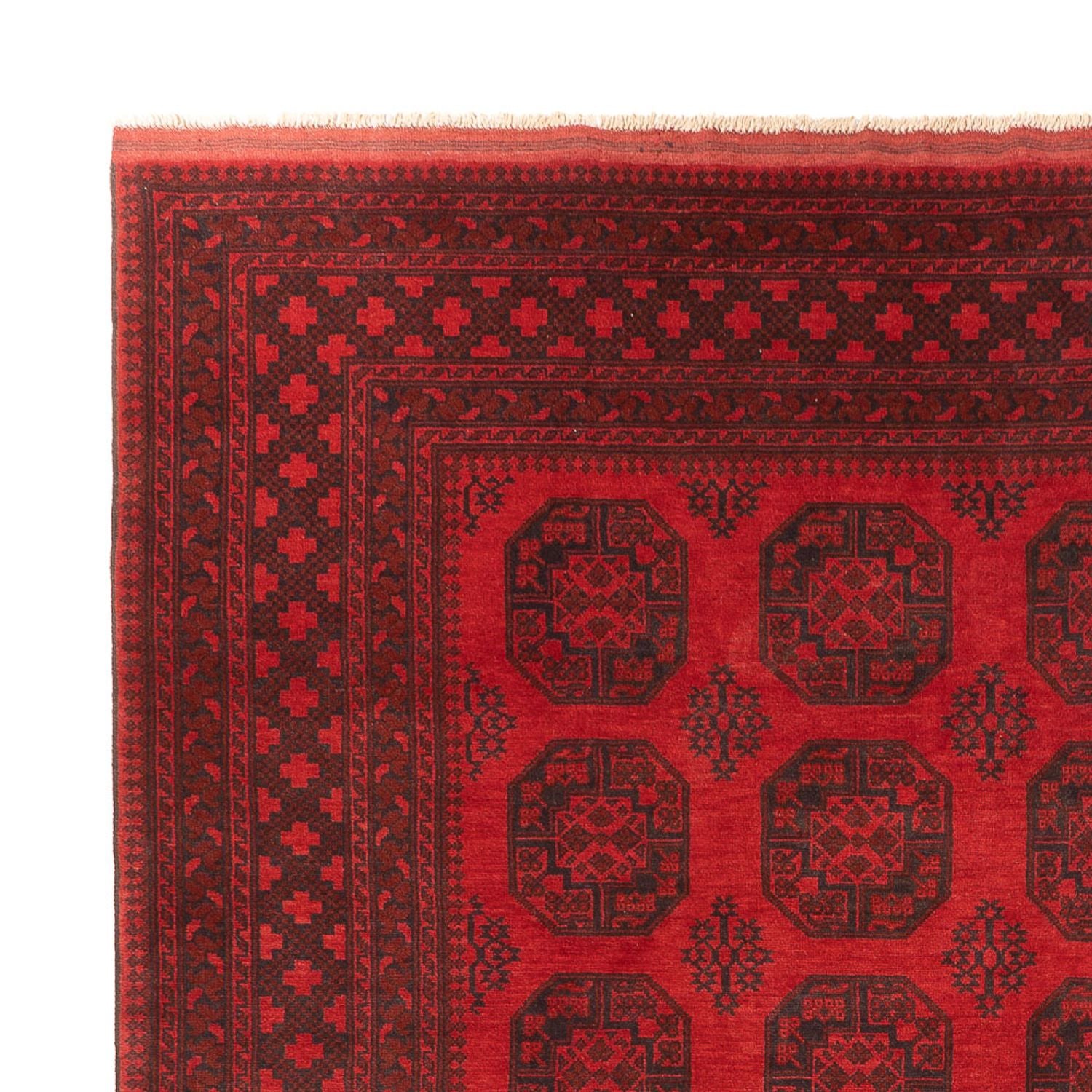 Tappeto afgano - Filpa - 401 x 309 cm - rosso