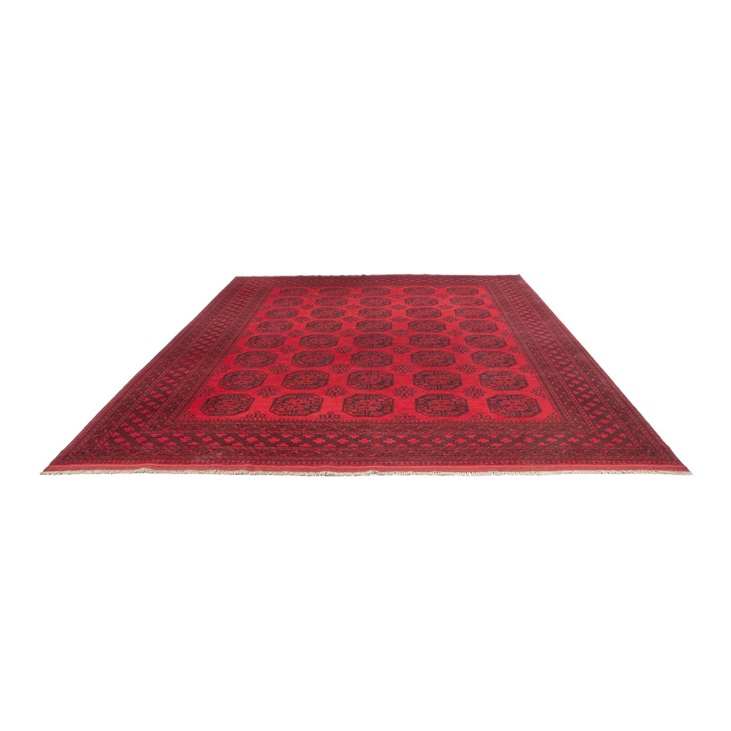 Tappeto afgano - Filpa - 401 x 309 cm - rosso