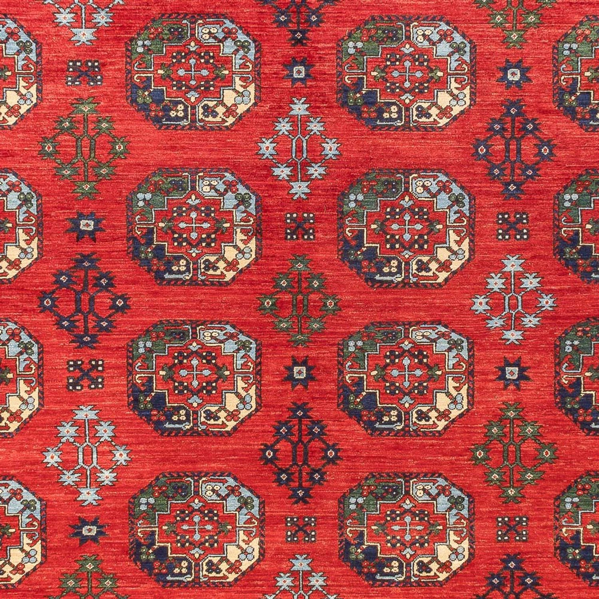 Tappeto afgano - 379 x 307 cm - rosso