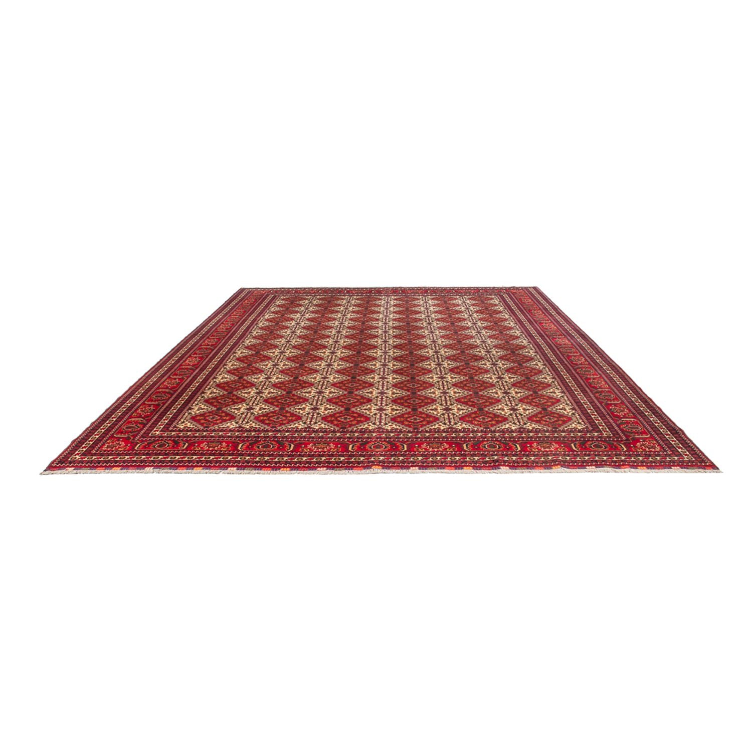 Tappeto afgano - Reale - 385 x 300 cm - multicolore