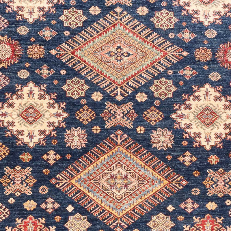 Tappeto Ziegler - Kazak - 410 x 305 cm - blu scuro