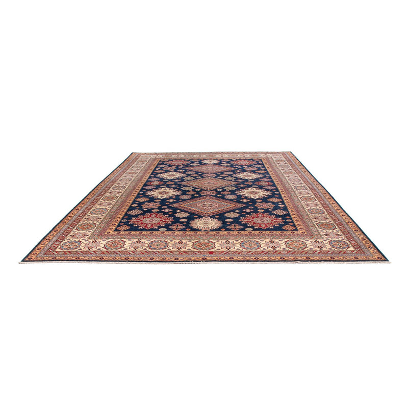 Tappeto Ziegler - Kazak - 410 x 305 cm - blu scuro