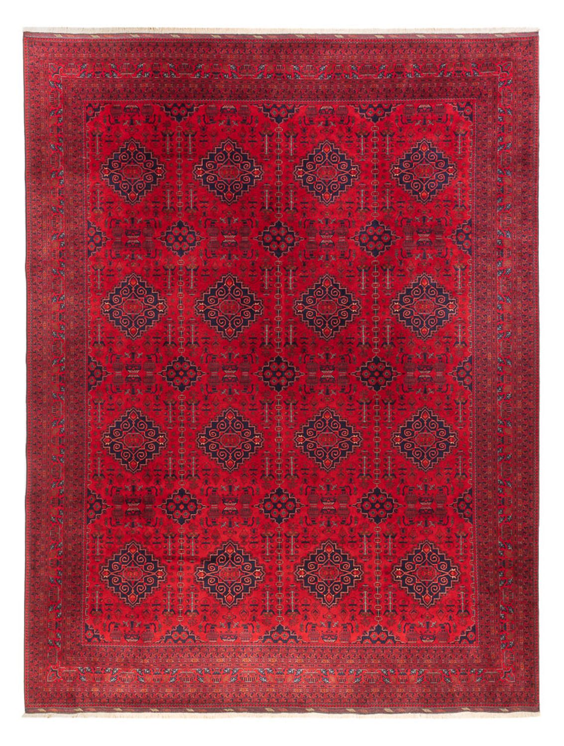 Tappeto afgano - 397 x 295 cm - rosso