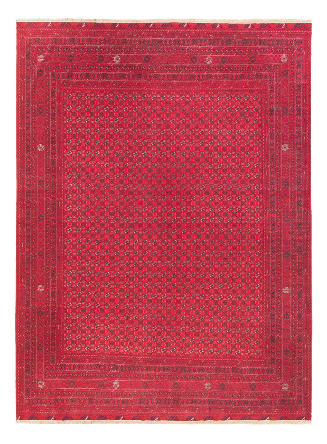 Tappeto afgano - Reale - 395 x 294 cm - rosso