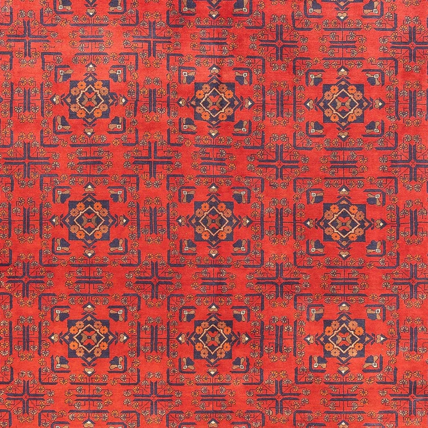Tappeto afgano - Kunduz - 391 x 296 cm - rosso