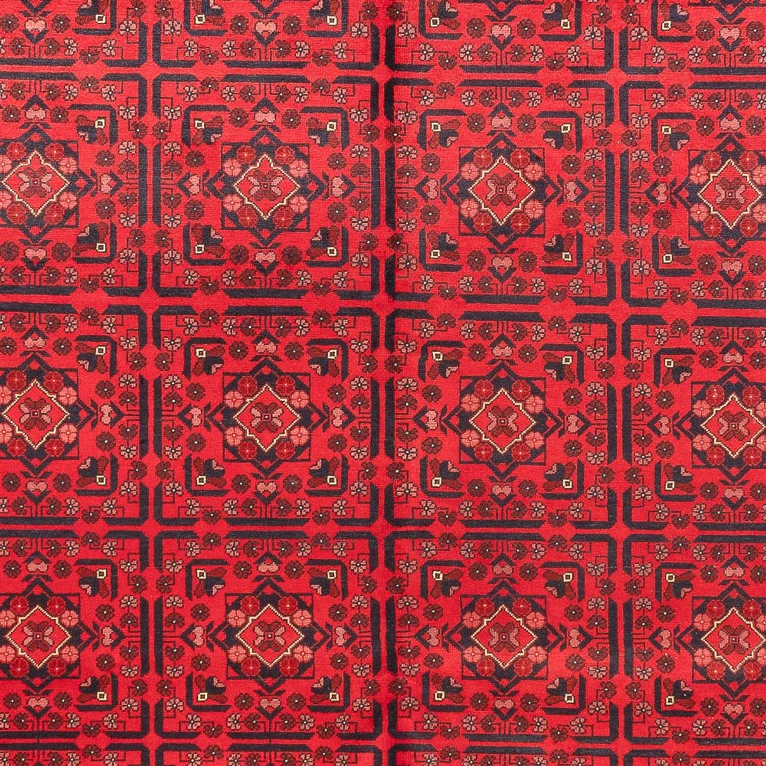 Tappeto afgano - Kunduz - 366 x 297 cm - rosso