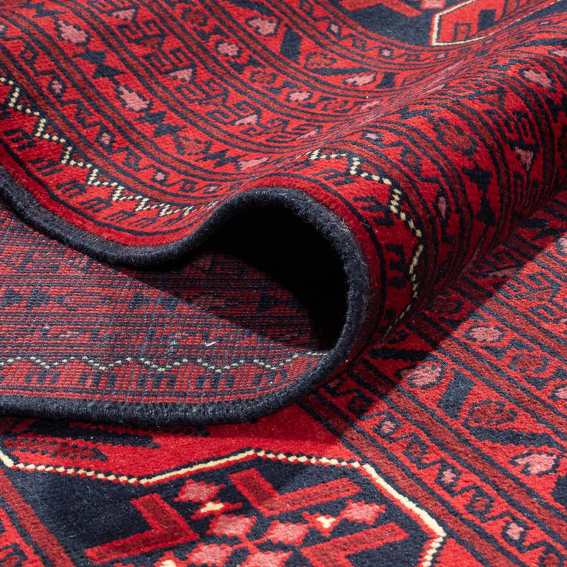 Tappeto afgano - Kunduz - 366 x 297 cm - rosso