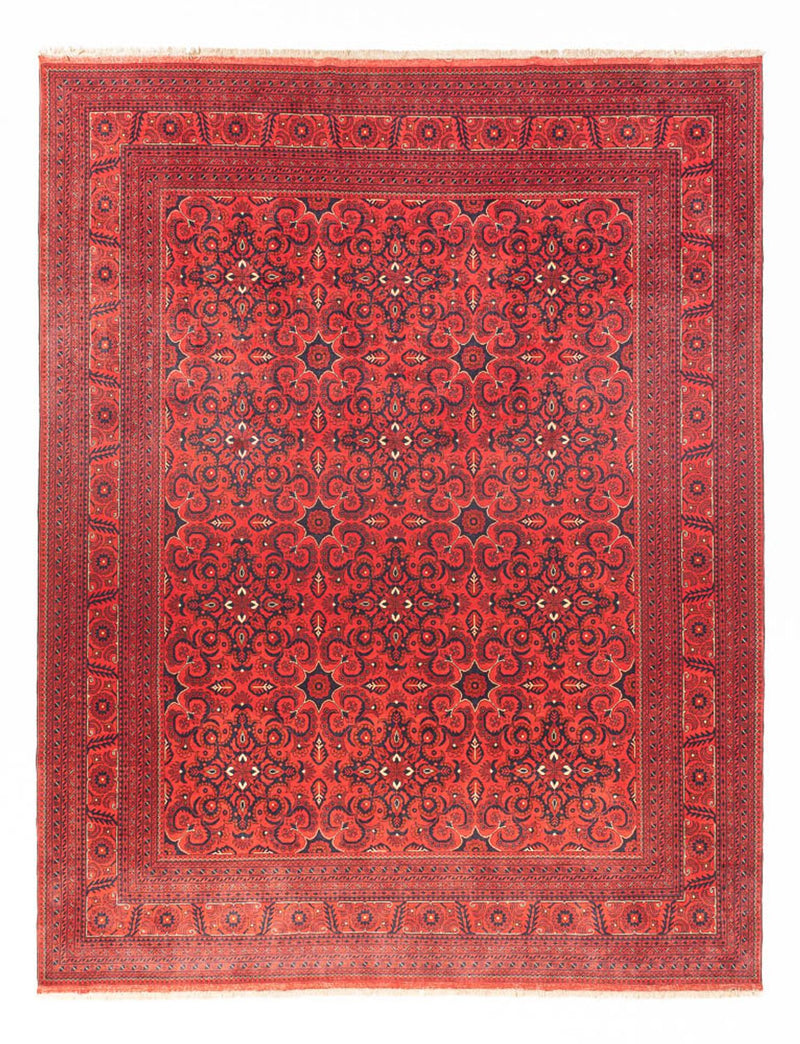 Tappeto afgano - Kunduz - 379 x 297 cm - rosso