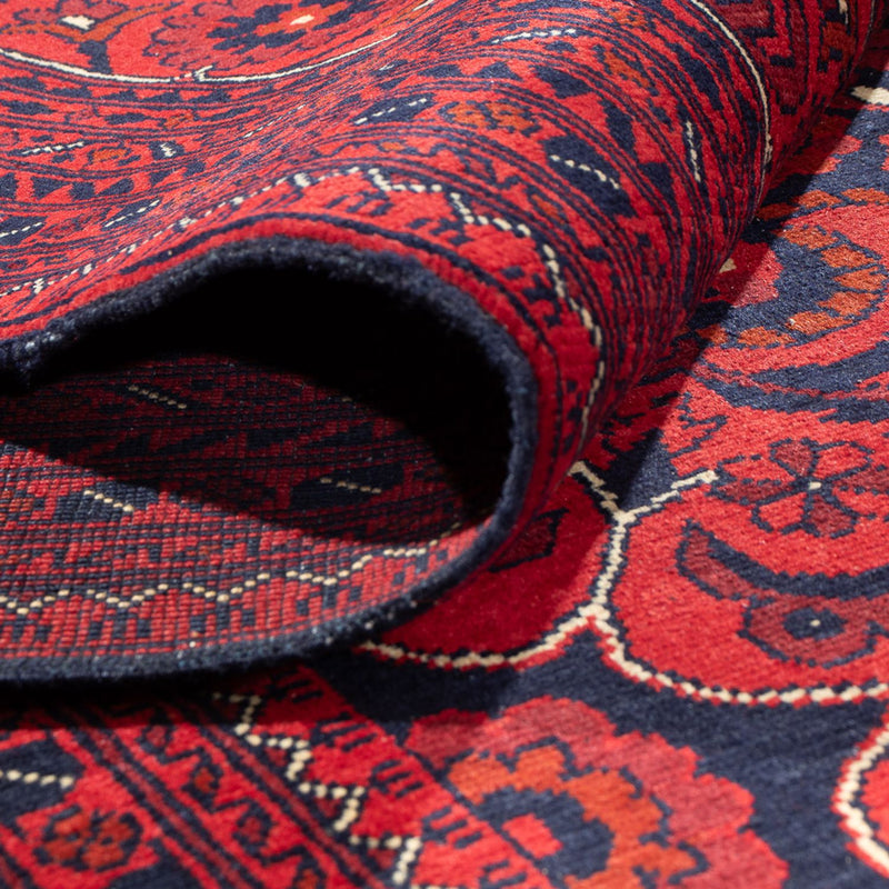 Tappeto afgano - Kunduz - 379 x 297 cm - rosso