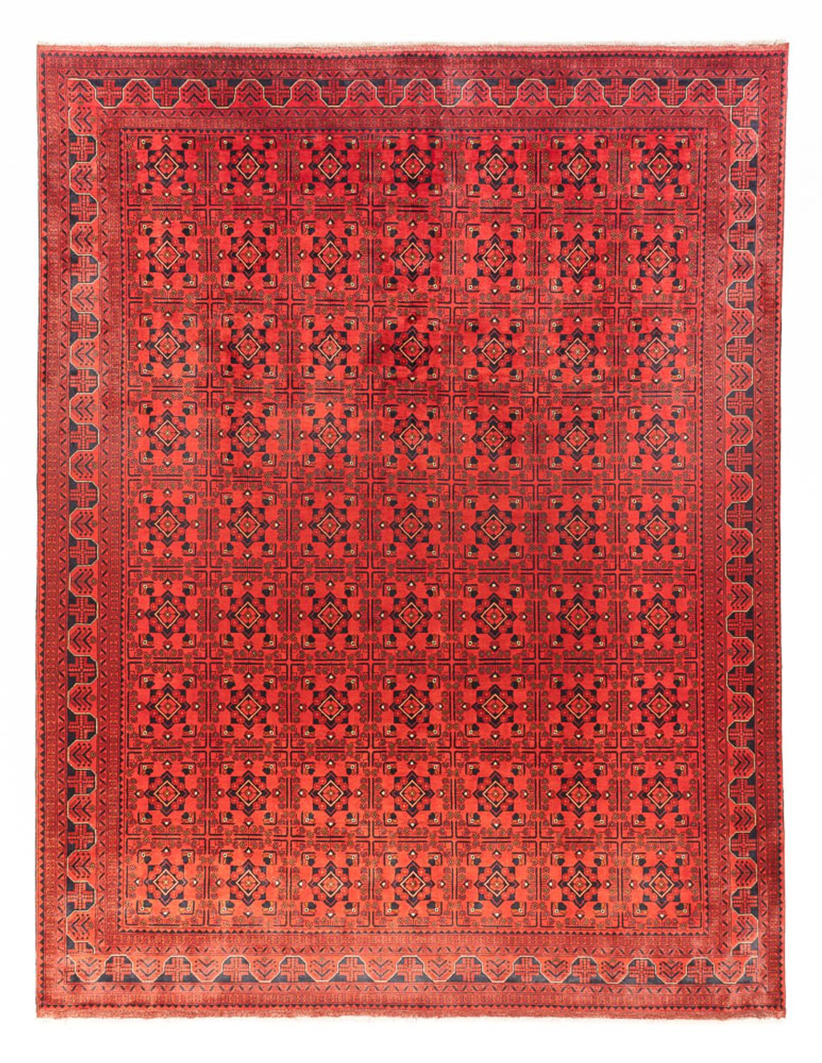 Tappeto afgano - Kunduz - 391 x 295 cm - rosso