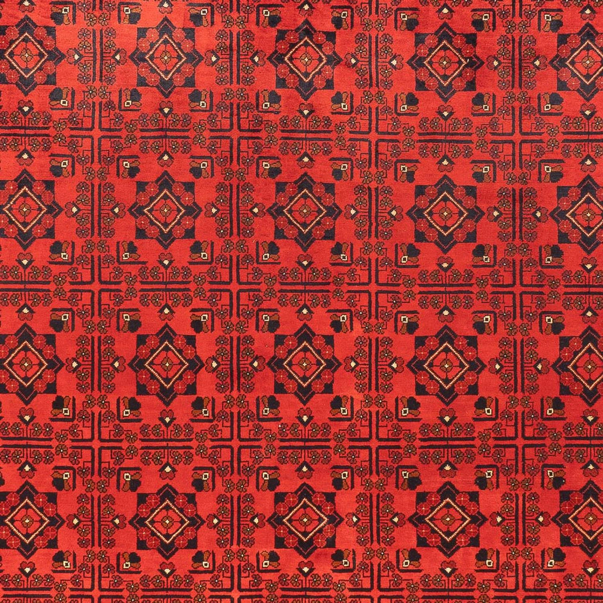 Tappeto afgano - Kunduz - 391 x 295 cm - rosso