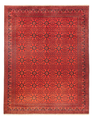 Tappeto afgano - Kunduz - 394 x 299 cm - rosso