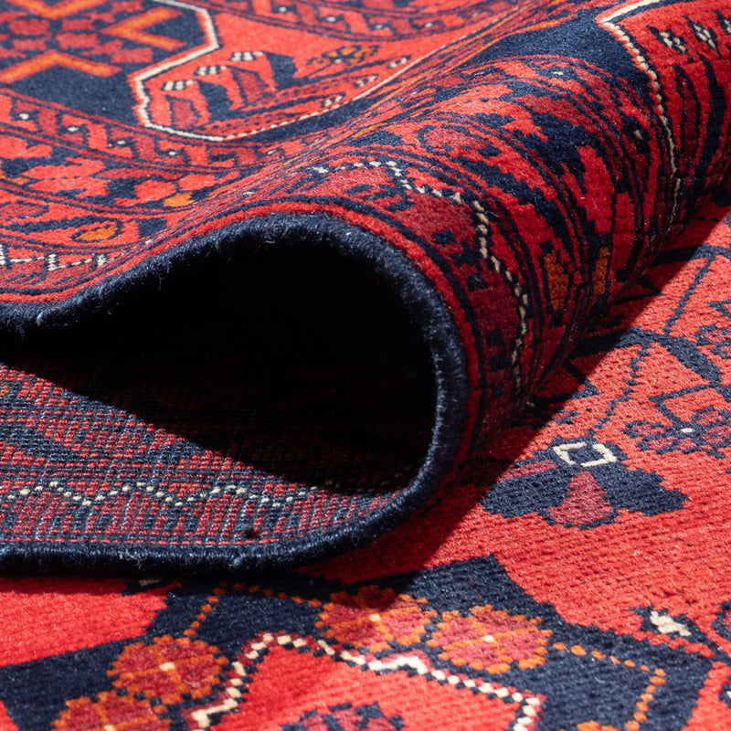 Tappeto afgano - Kunduz - 394 x 299 cm - rosso