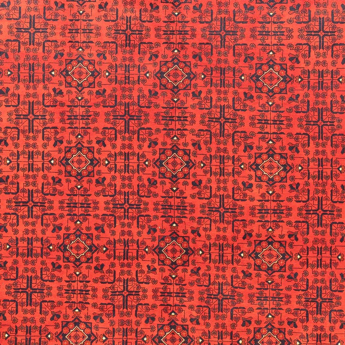 Tappeto afgano - Kunduz - 393 x 300 cm - rosso
