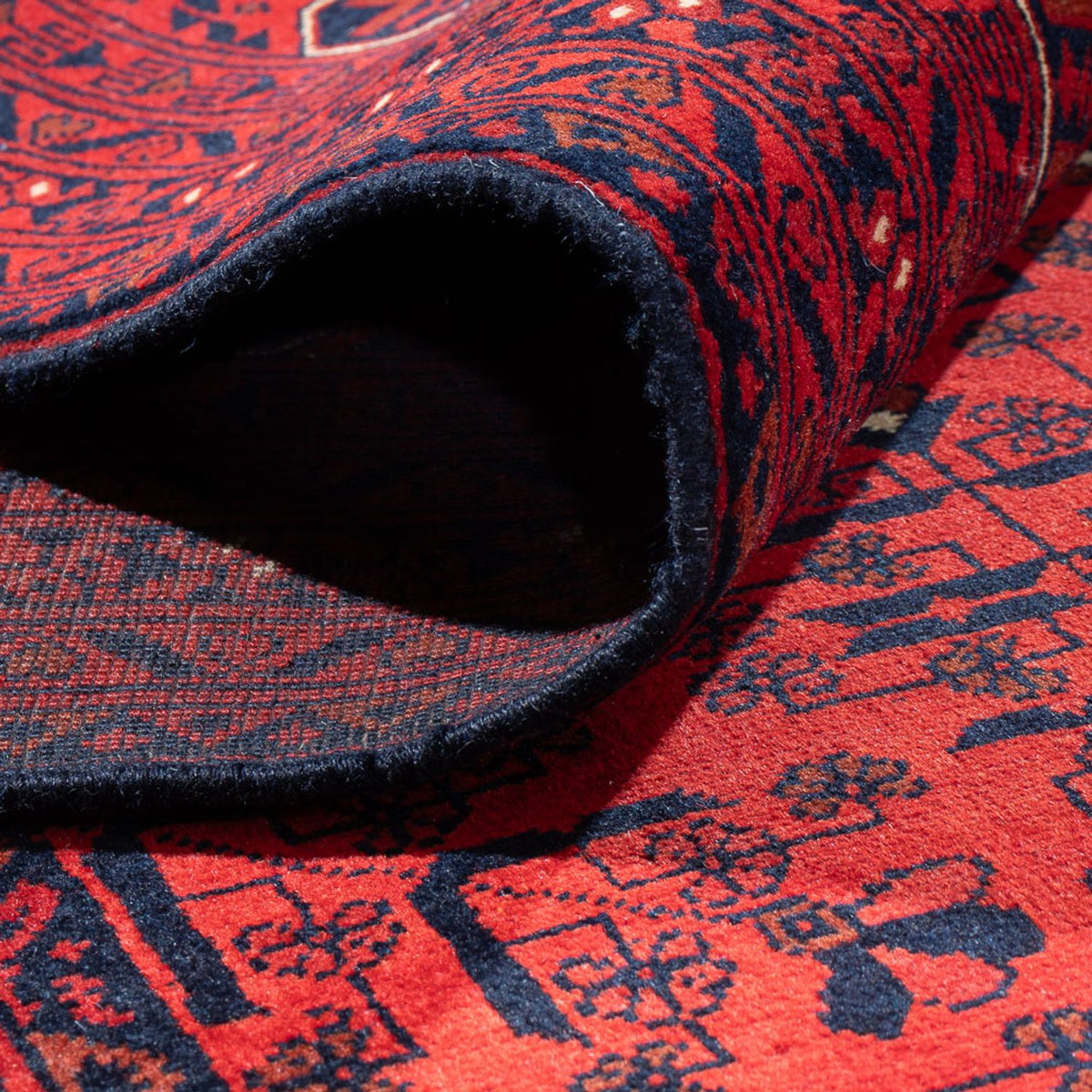 Tappeto afgano - Kunduz - 393 x 300 cm - rosso