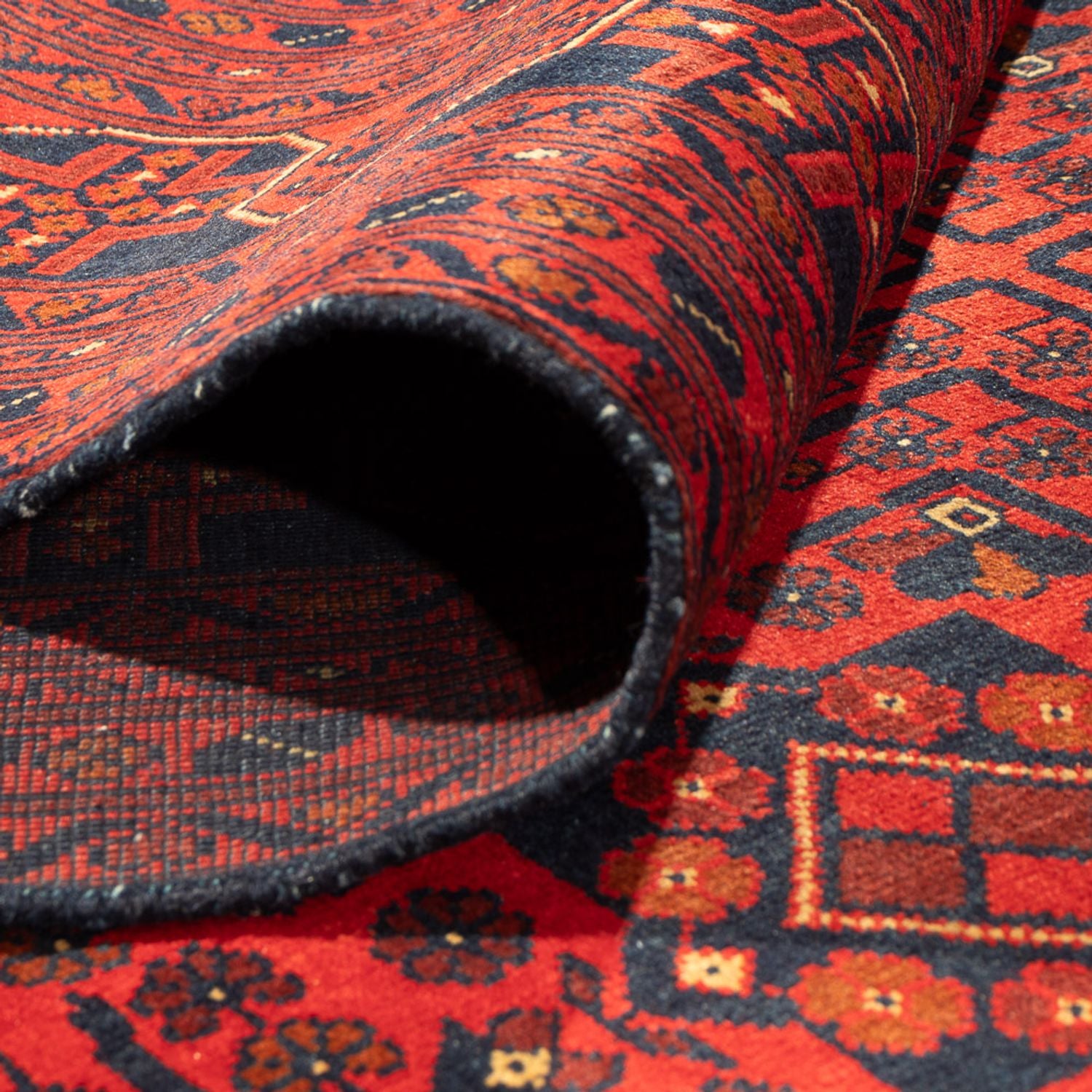 Tappeto afgano - Kunduz - 376 x 294 cm - rosso
