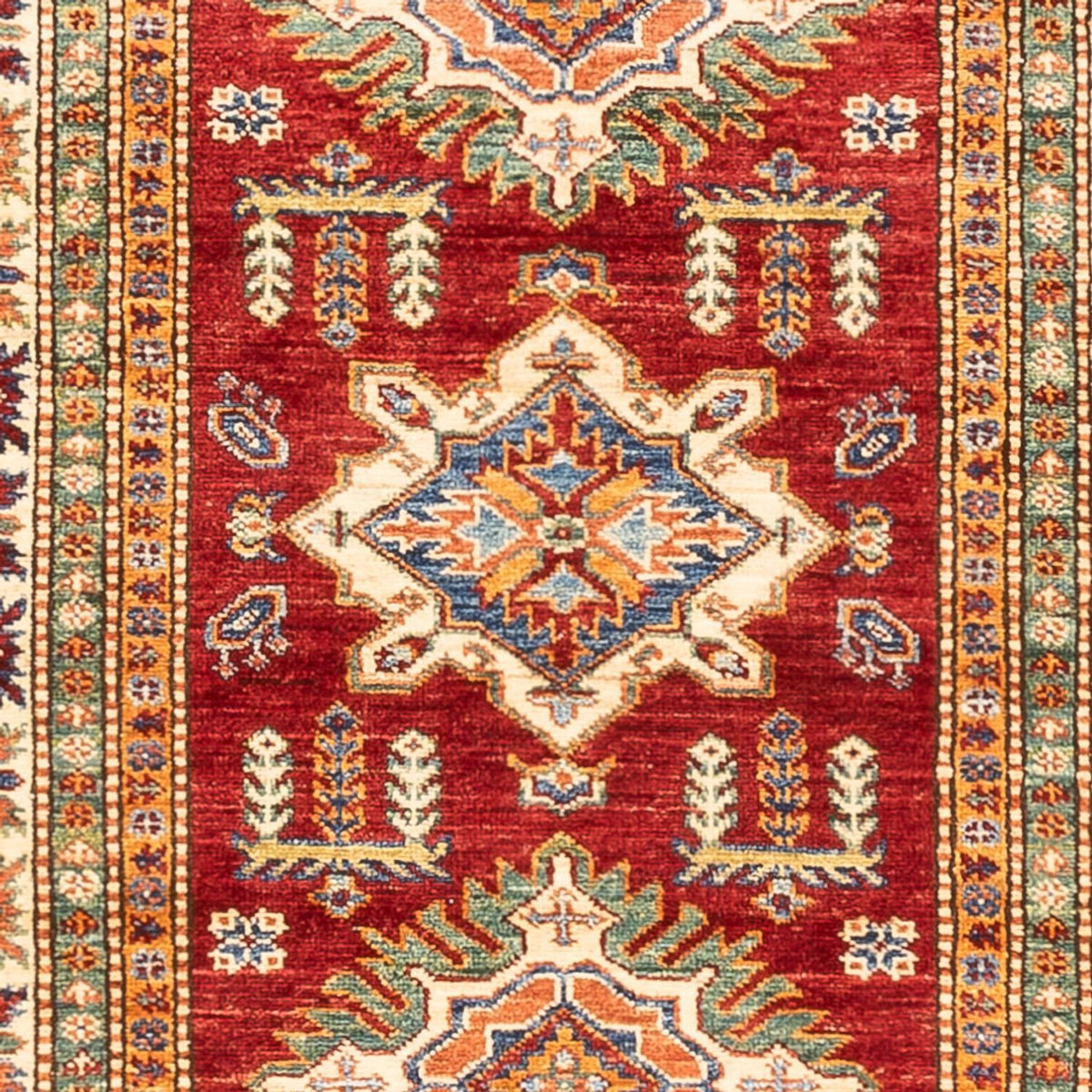Tappeto corsia Tappeto Ziegler - Kazak - 395 x 87 cm - rosso