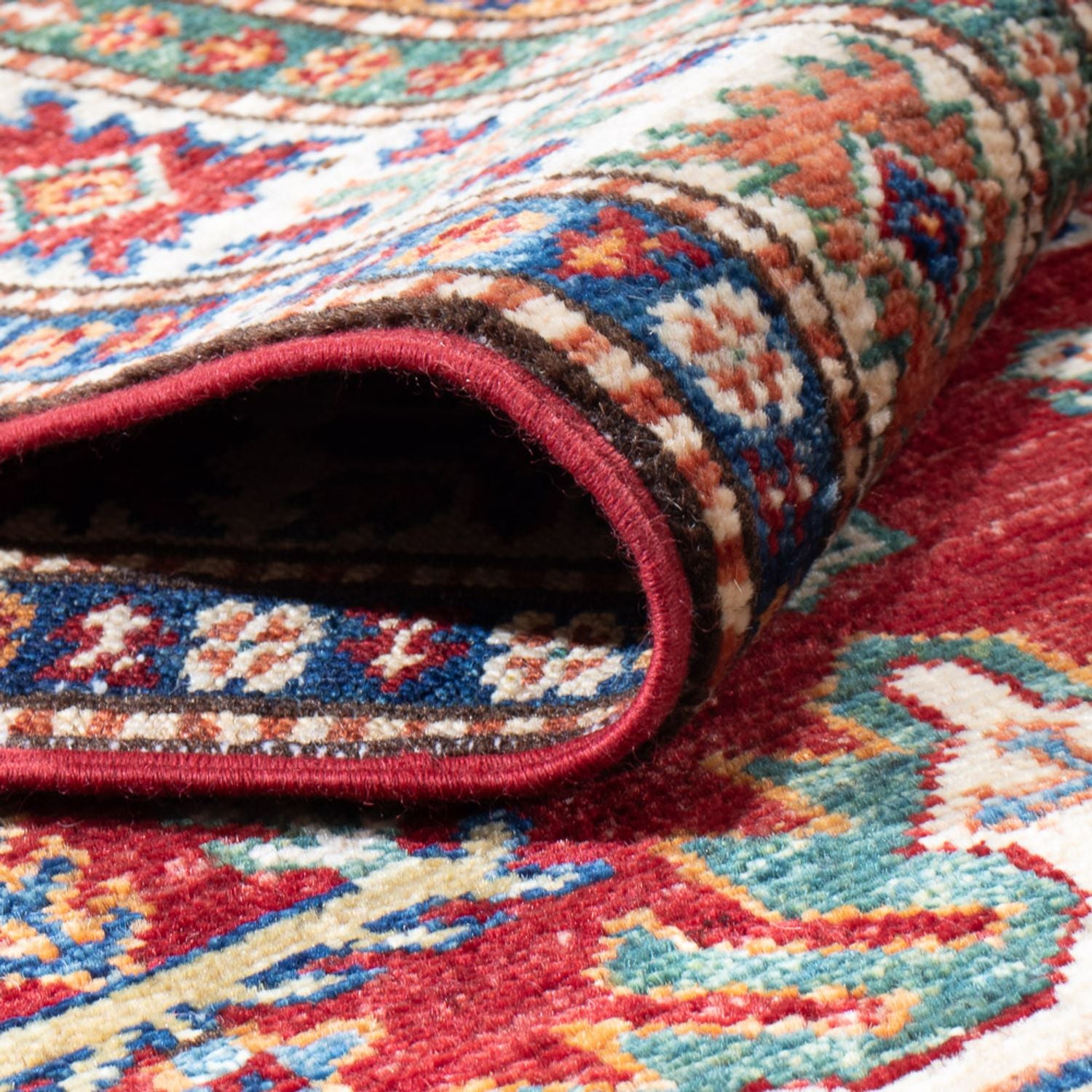 Tappeto corsia Tappeto Ziegler - Kazak - 395 x 87 cm - rosso