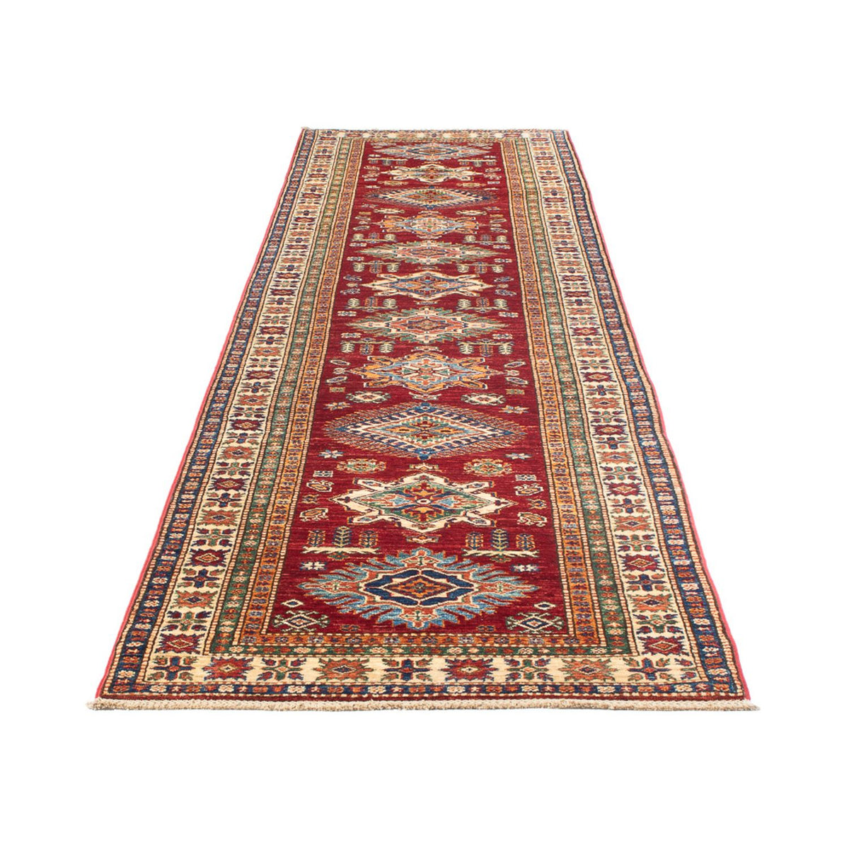 Tappeto corsia Tappeto Ziegler - Kazak - 395 x 87 cm - rosso