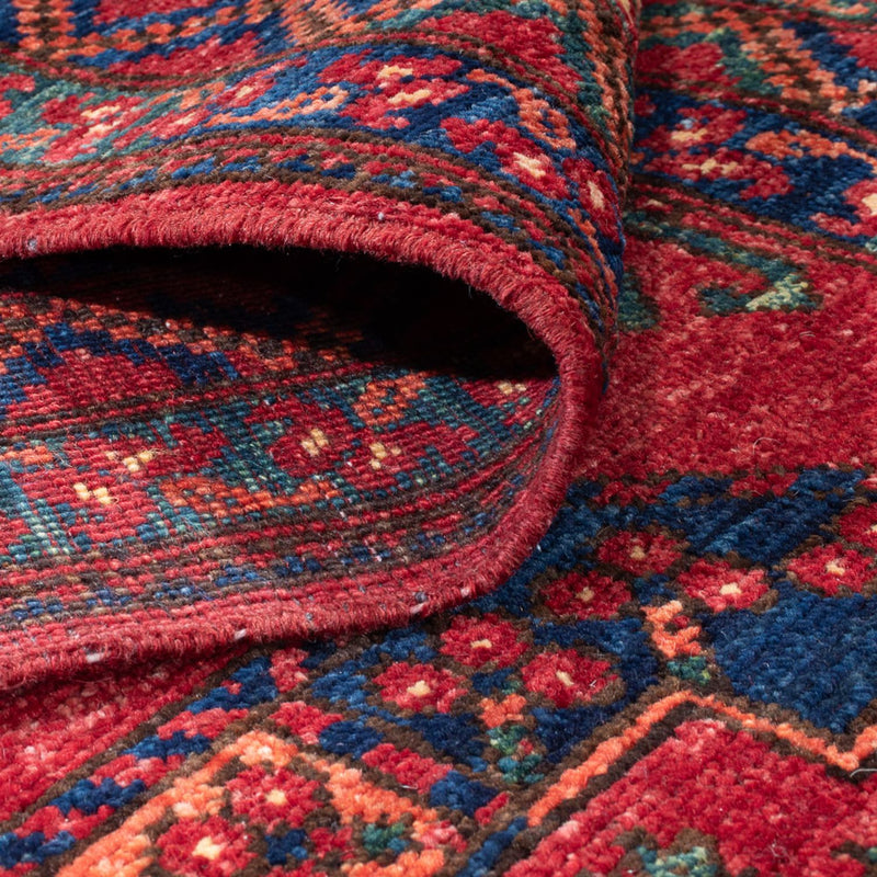 Tappeto corsia Tappeto afgano - 368 x 85 cm - rosso