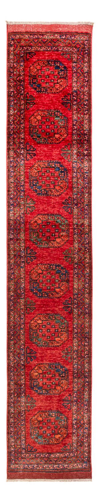 Tappeto corsia Tappeto afgano - 395 x 75 cm - rosso