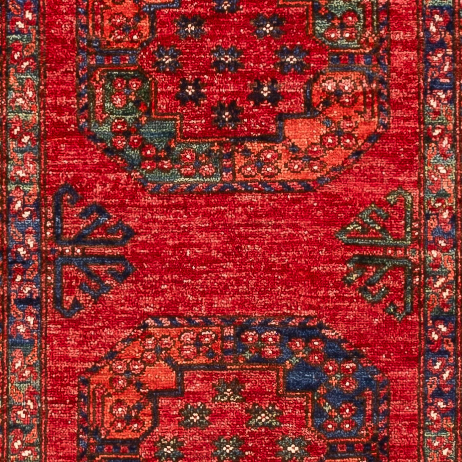 Tappeto corsia Tappeto afgano - 395 x 75 cm - rosso