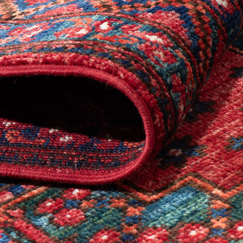 Tappeto corsia Tappeto afgano - 395 x 75 cm - rosso