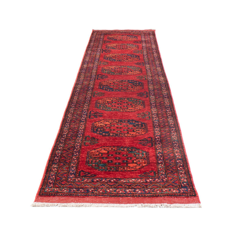 Tappeto corsia Tappeto afgano - 395 x 75 cm - rosso