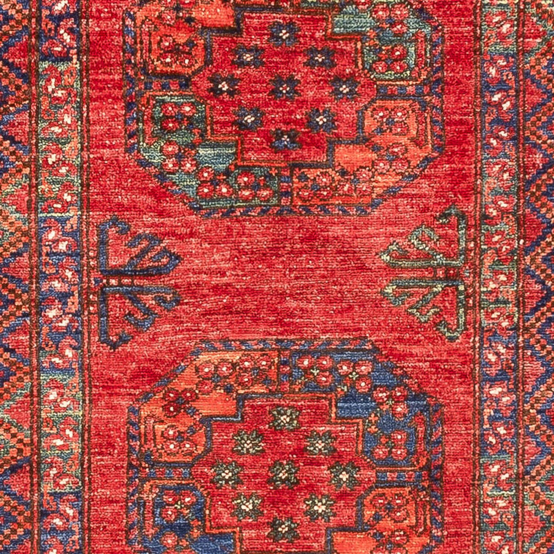 Tappeto corsia Tappeto afgano - 390 x 82 cm - rosso