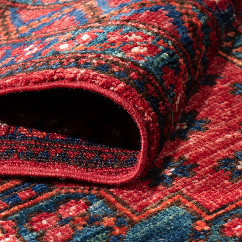 Tappeto corsia Tappeto afgano - 390 x 82 cm - rosso