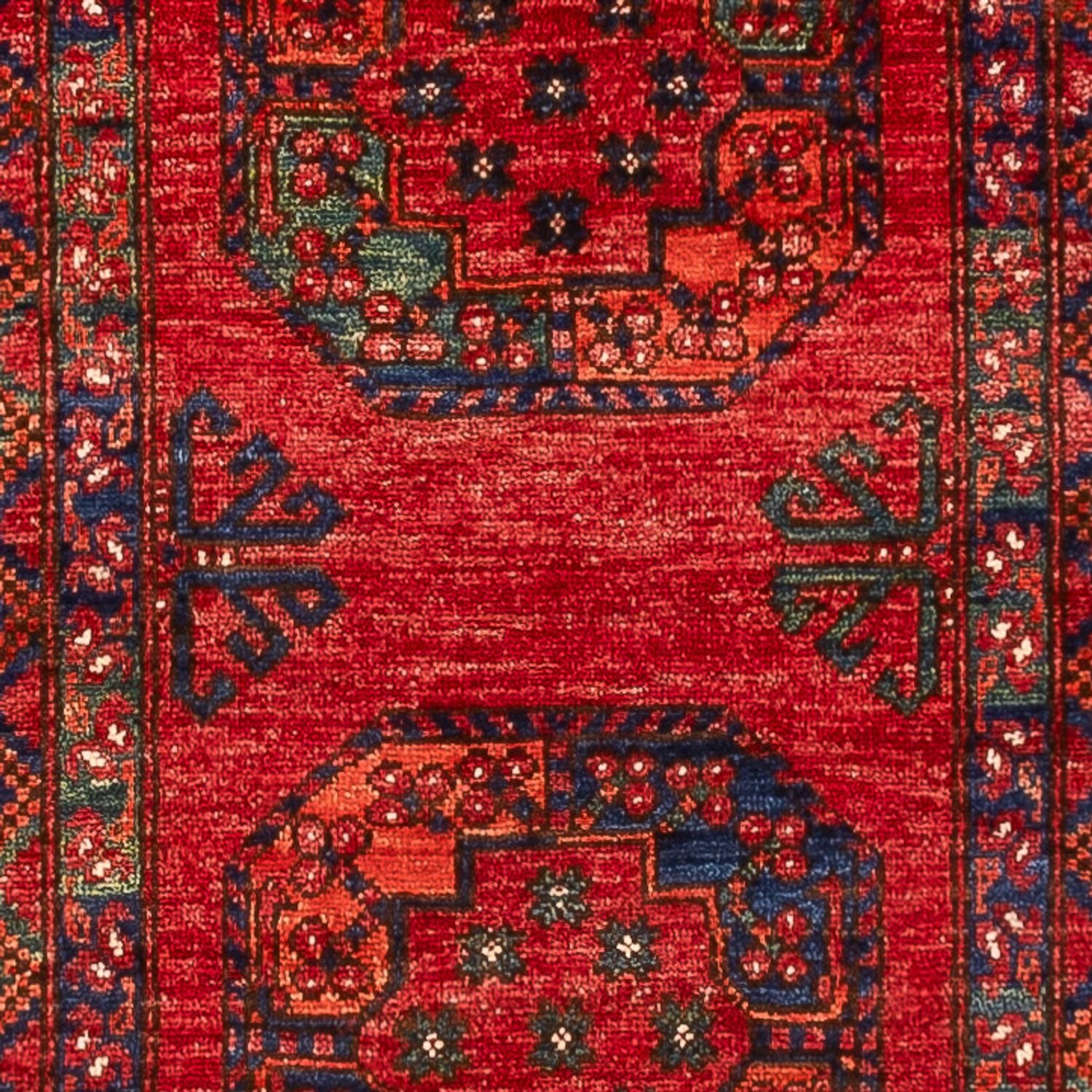 Tappeto corsia Tappeto afgano - 395 x 77 cm - rosso